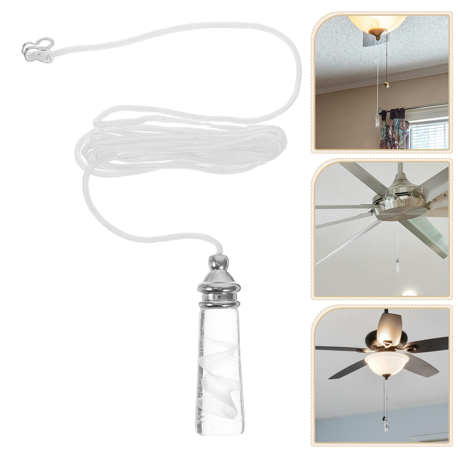 Decor Lighting Fixtures - Decorative Pendant Pull Chain for Ceiling