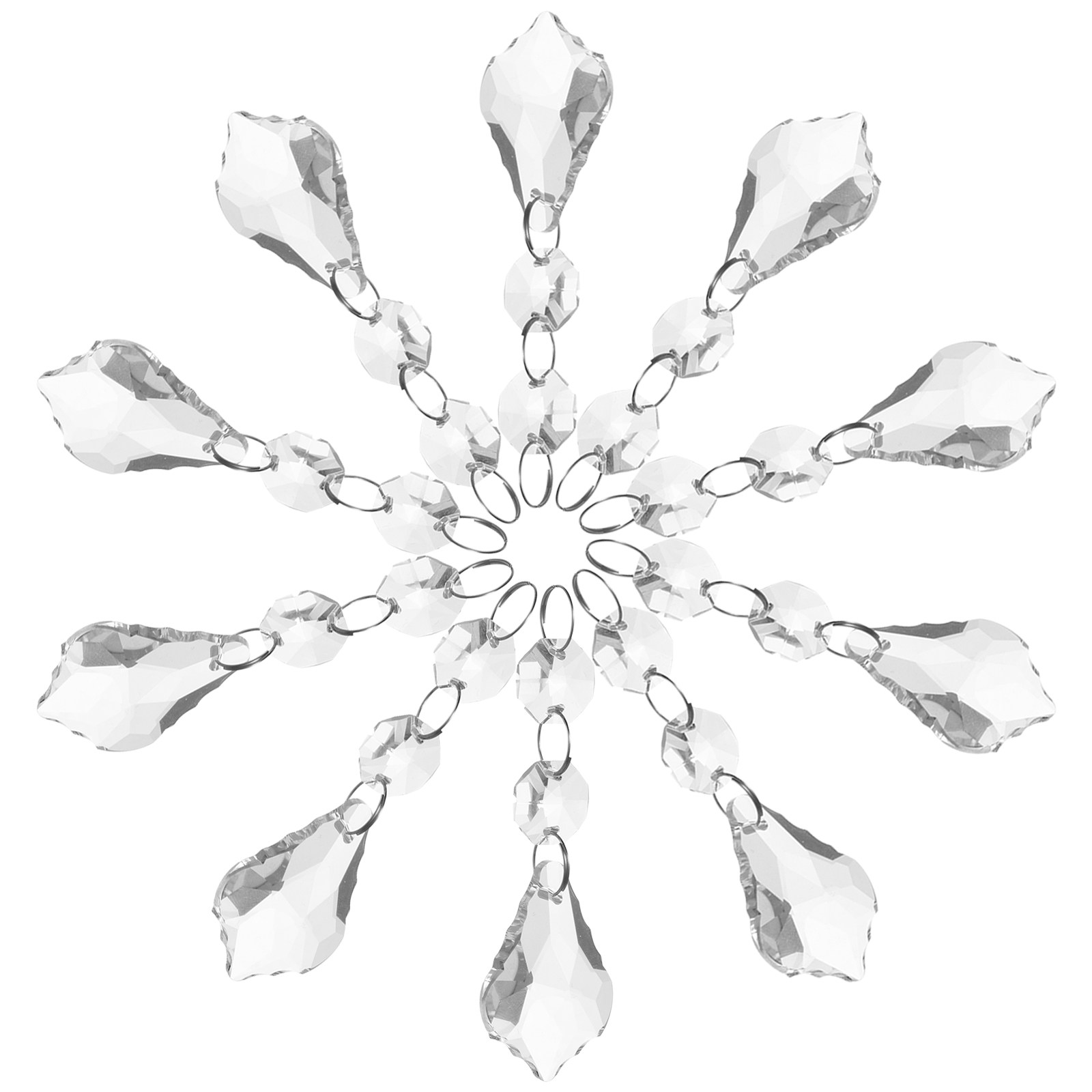 Decor Lighting Fixtures - 10Pcs Light Weight Crystal Prisms Hanging