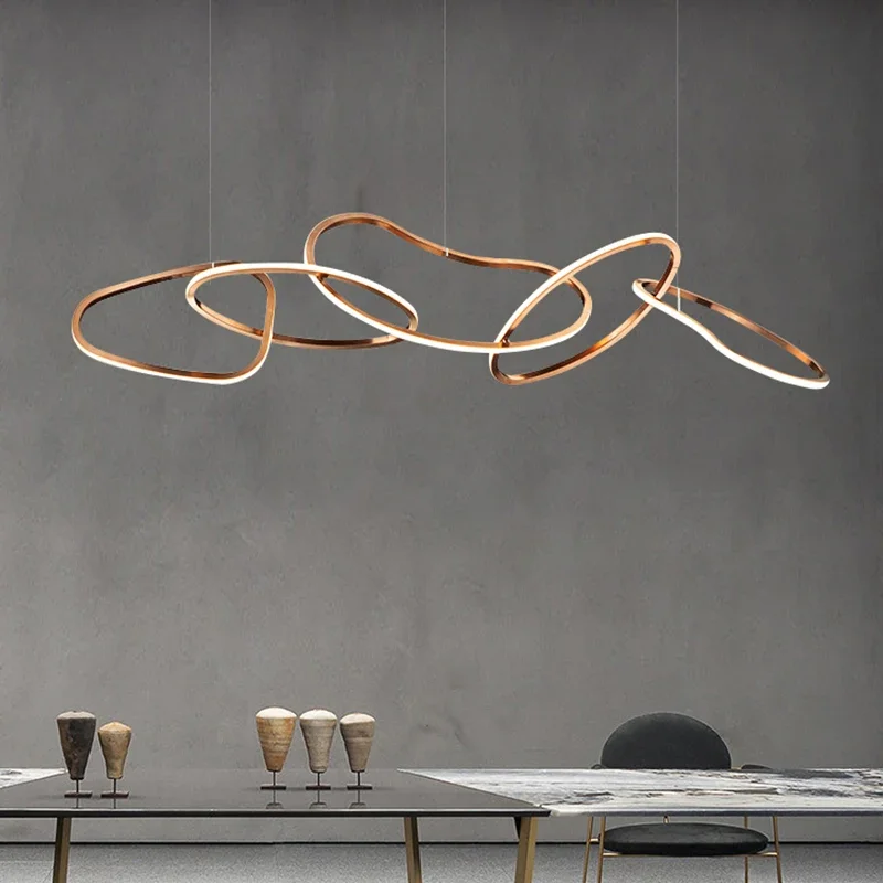 Modern LED Circle Pendant Ligh - Decor Lighting Fixtures ulasan dan harga