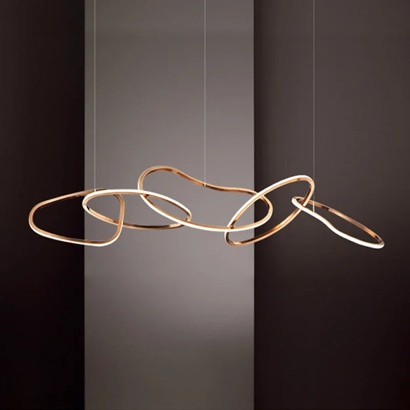 Modern LED Circle Pendant Ligh - Decor Lighting Fixtures ulasan dan harga