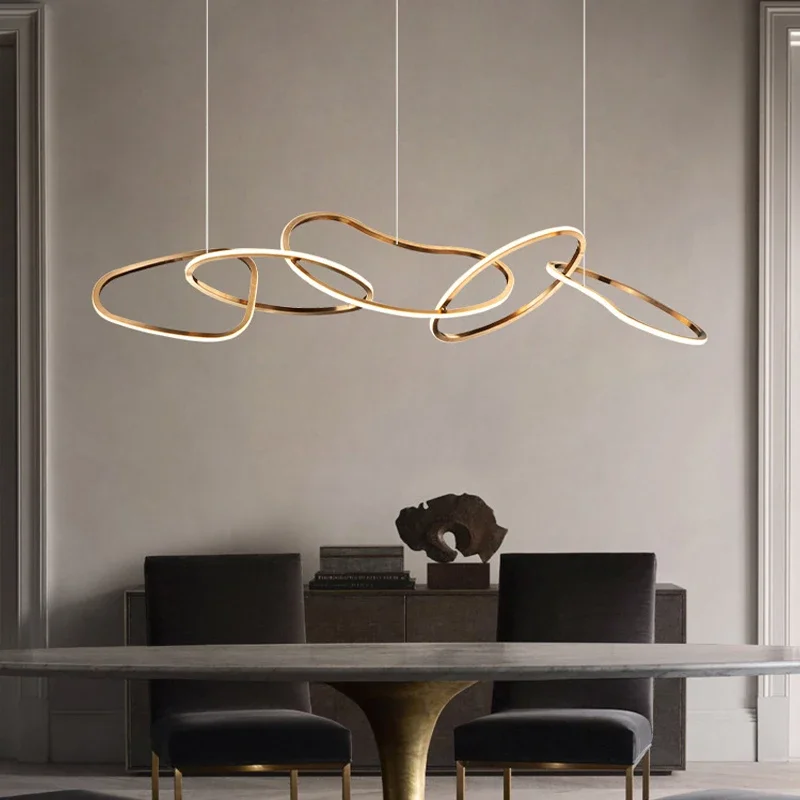 Modern LED Circle Pendant Ligh - Decor Lighting Fixtures ulasan dan harga