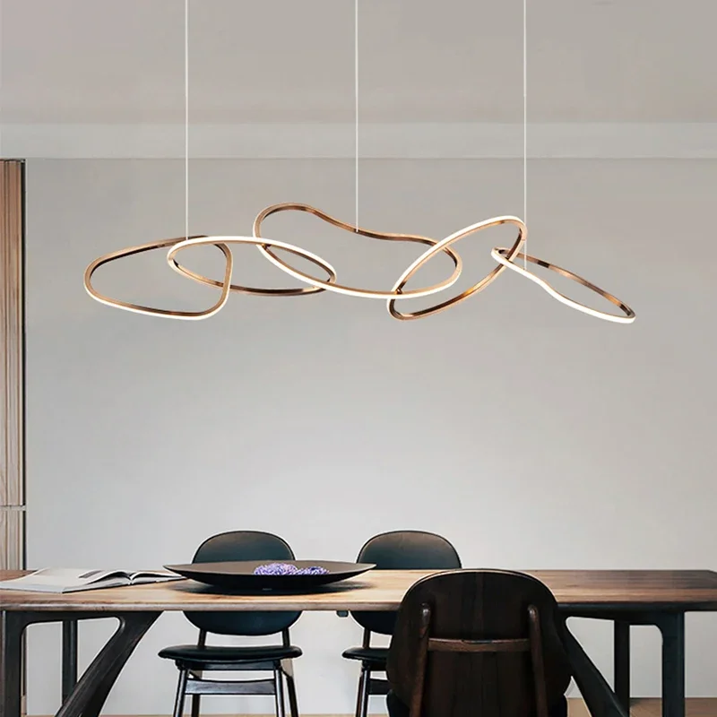 Modern LED Circle Pendant Ligh - Decor Lighting Fixtures ulasan dan harga