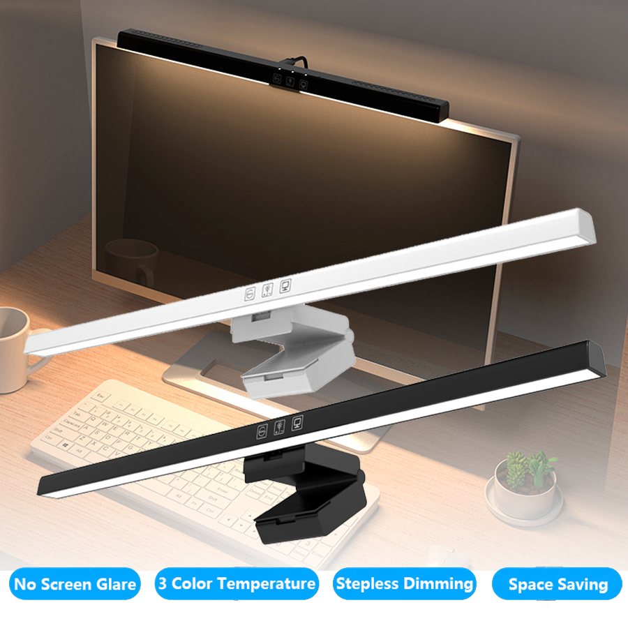 50cm Computer Monitor Light Ba - Touch Dimmer Lamp ulasan dan harga
