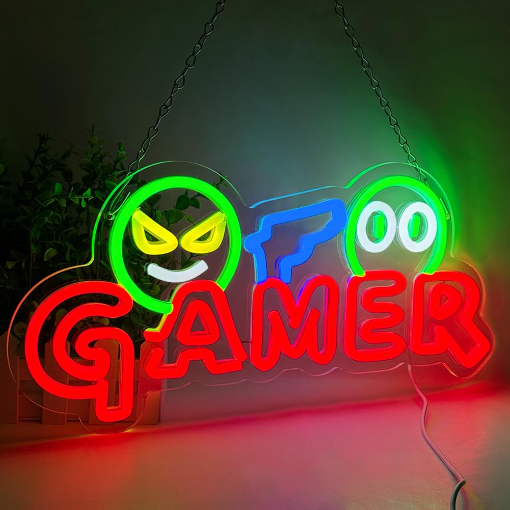 Gamer Neon Sign LED Wall Light - Lighting Decoration For Wedding ulasan dan harga