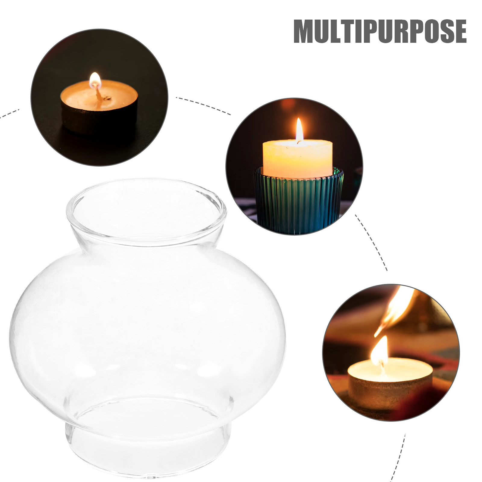 Retro Clear Glass Lampshade fo - Lighting Decoration For Wedding ulasan dan harga