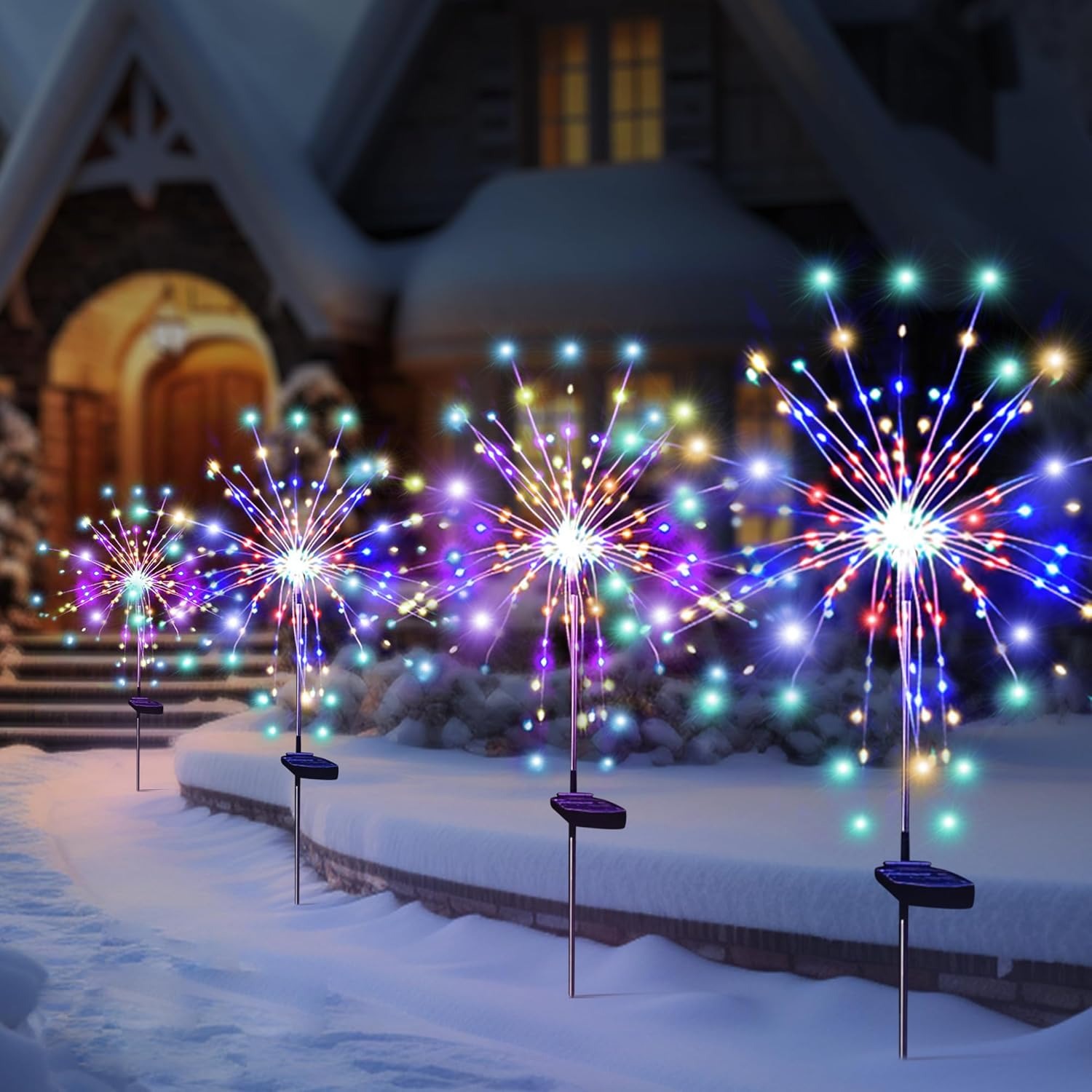 Solar LED Firework Fairy Light - Outdoor Lighting Wedding Decor ulasan dan harga