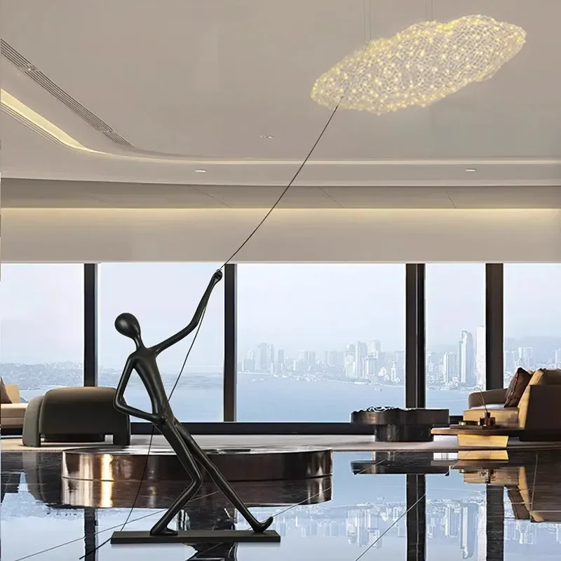Cloud Chandelier for Living Ro - Lighting Decor Rentals ulasan dan harga