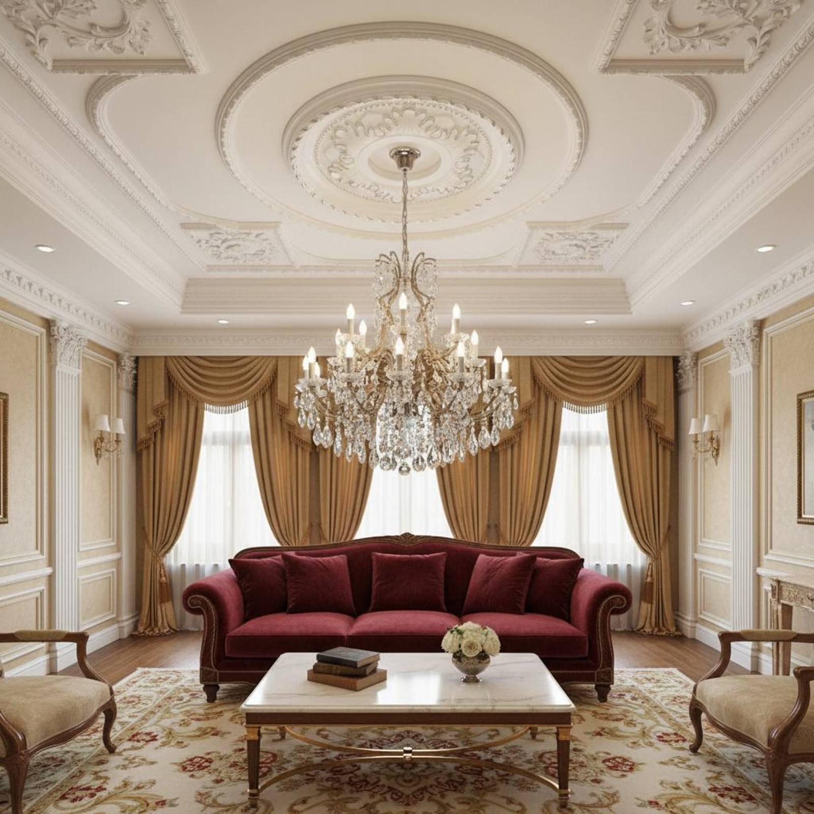 Gold Embossed Ceiling Light Pa - Decor Lighting Fixtures ulasan dan harga