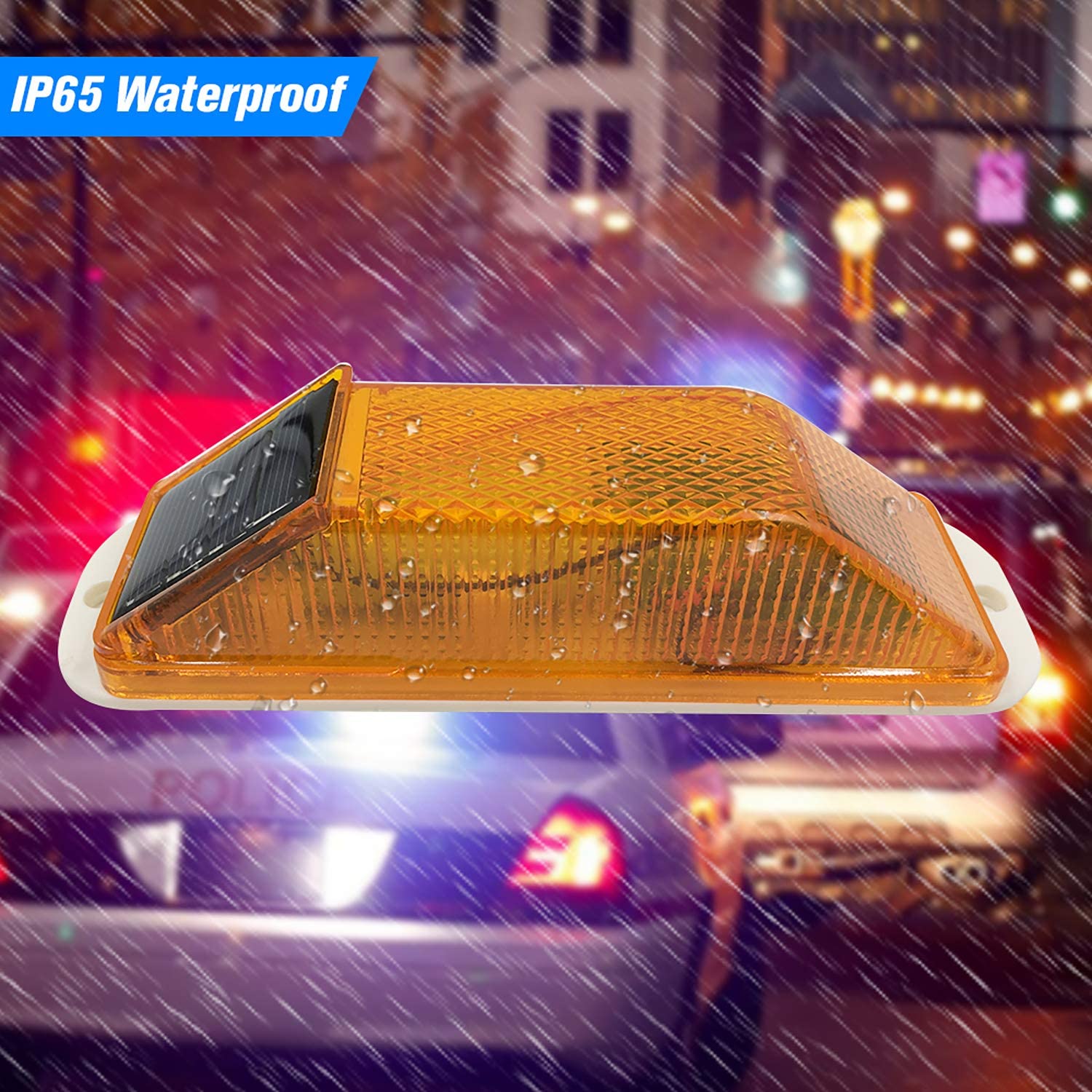 Solar Strobe Warning LED Lamp  - Touch Dimmer Lamp ulasan dan harga