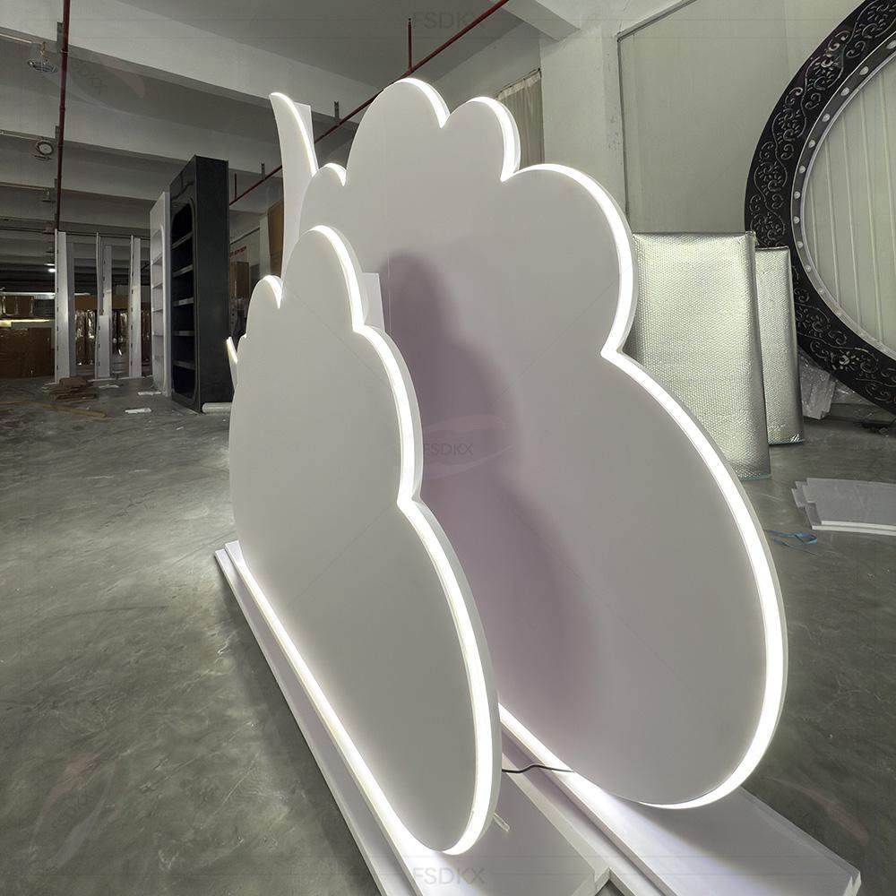 Chic Led Light Moon&Cloud PVC  - Lighting Decor Rentals ulasan dan harga