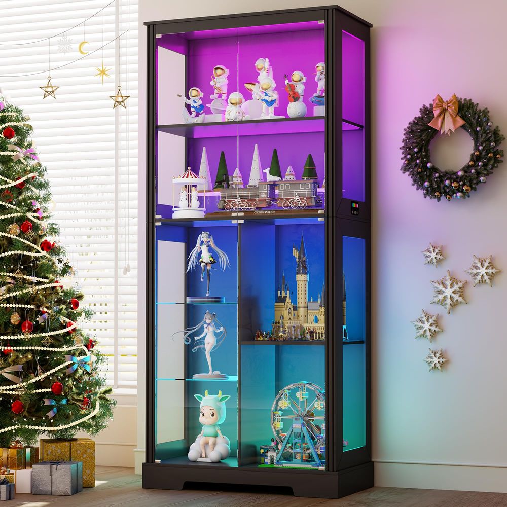 Lighted Corner Display Curio C - Lighting & Home Decor Studio ulasan dan harga