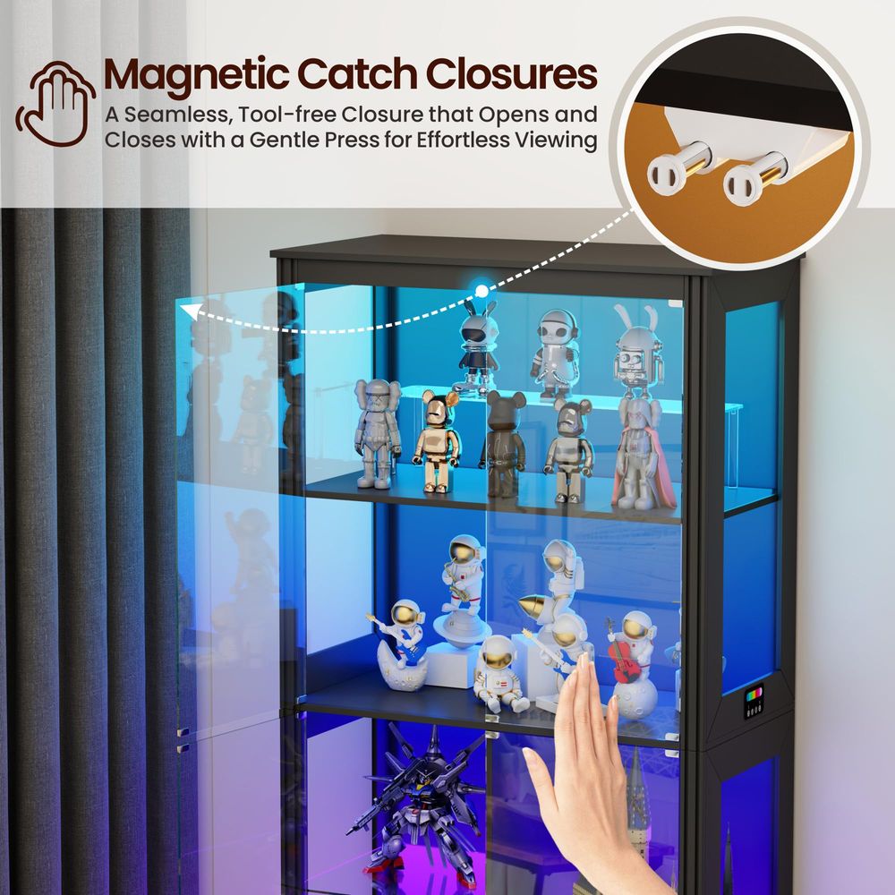 Lighted Corner Display Curio C - Lighting & Home Decor Studio ulasan dan harga