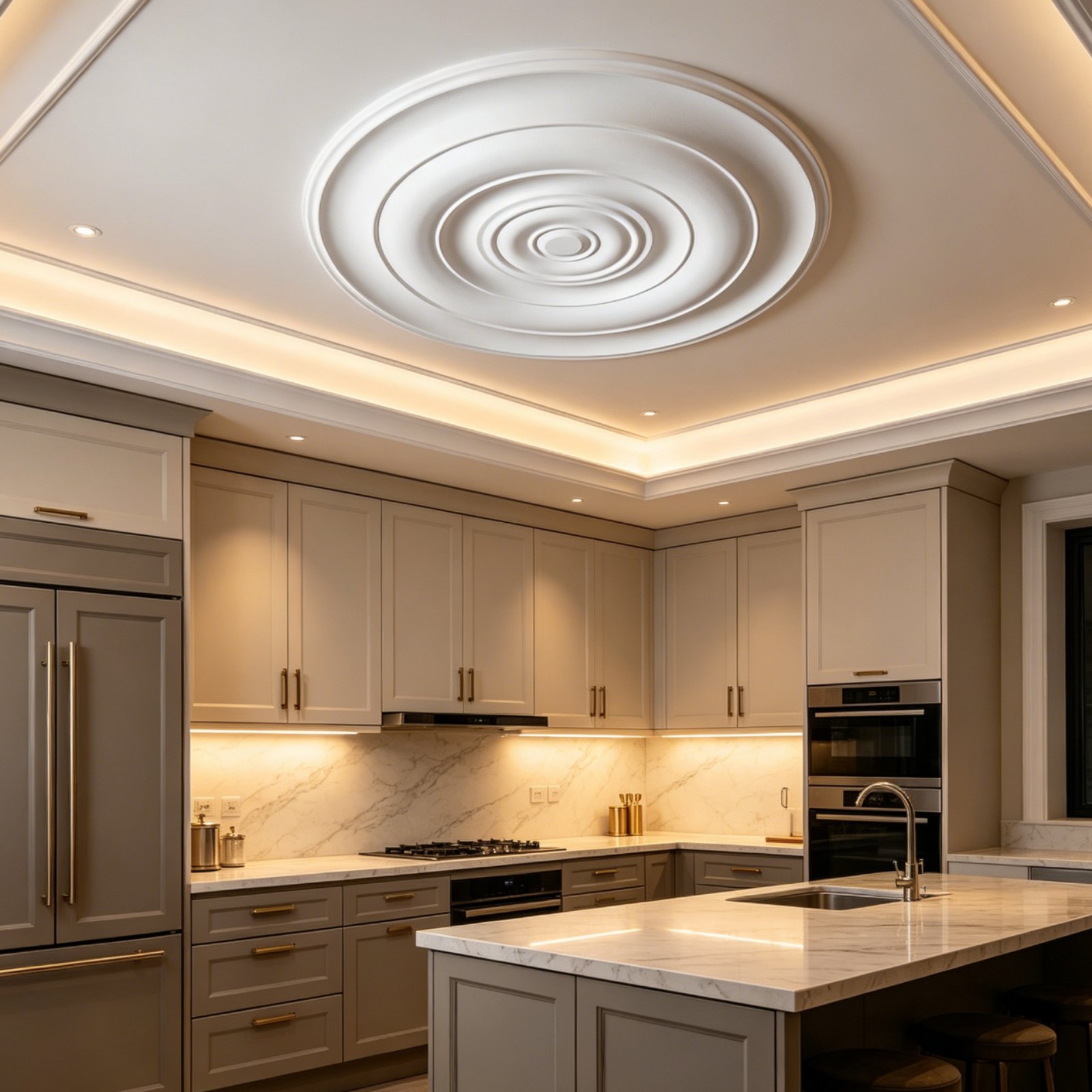 Ceiling Medallion Elegant Desi - Decor Lighting Fixtures ulasan dan harga