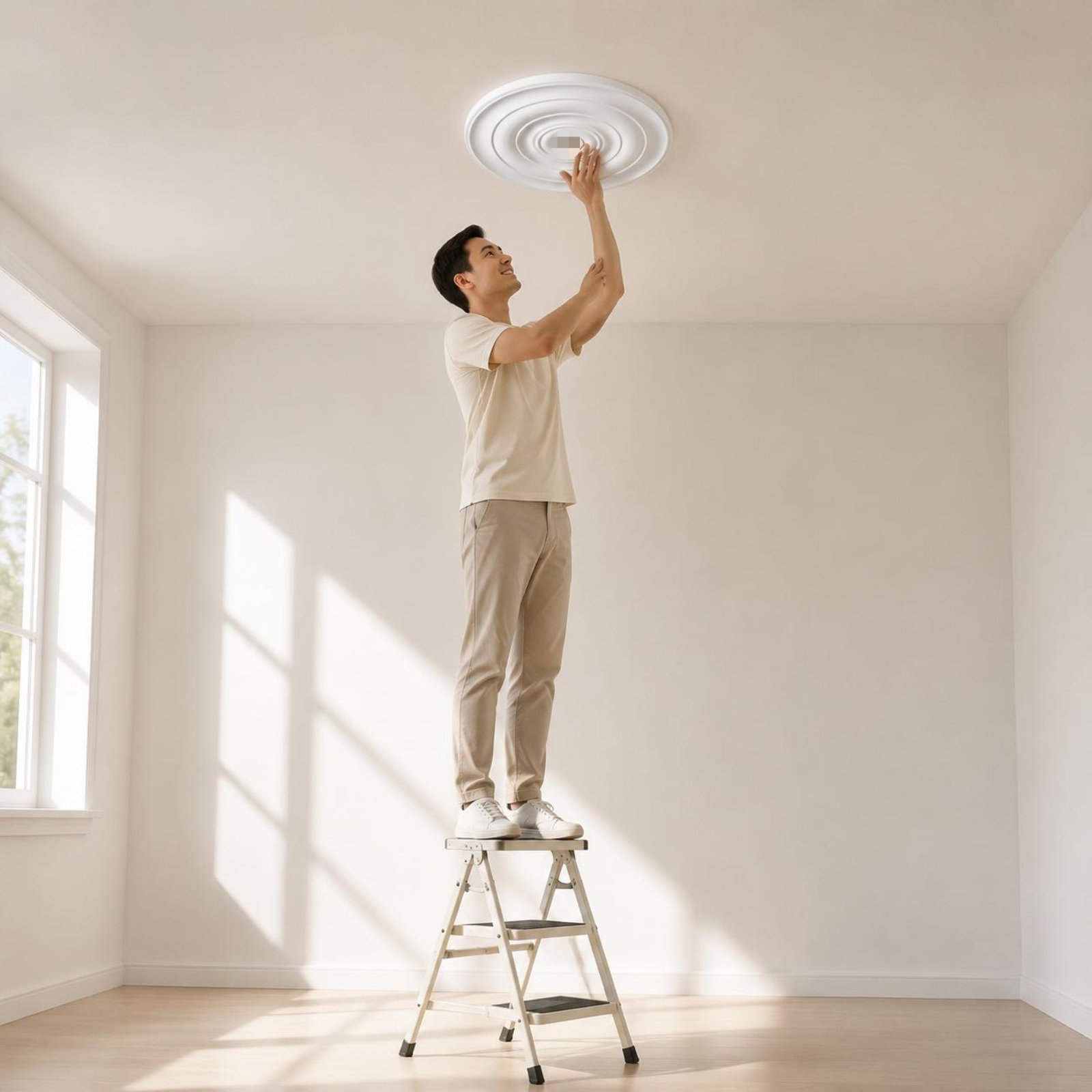 Ceiling Medallion Elegant Desi - Decor Lighting Fixtures ulasan dan harga