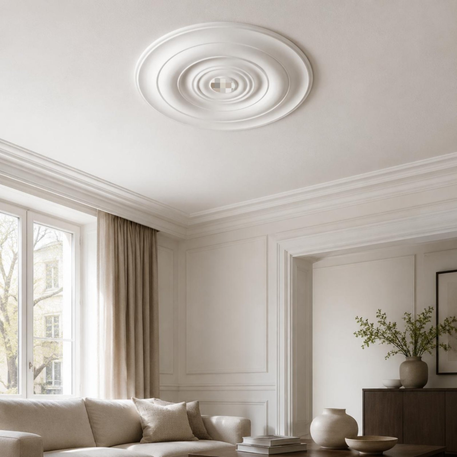 Ceiling Medallion Elegant Desi - Decor Lighting Fixtures ulasan dan harga