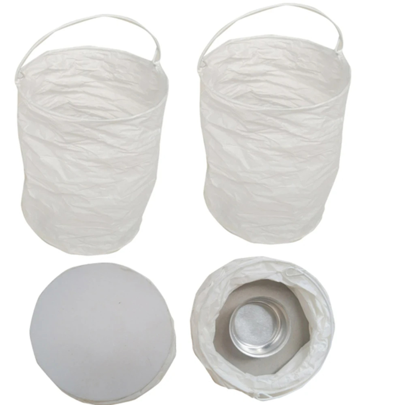 4pcs DIY White Straight Paper  - Outdoor Lighting Wedding Decor ulasan dan harga