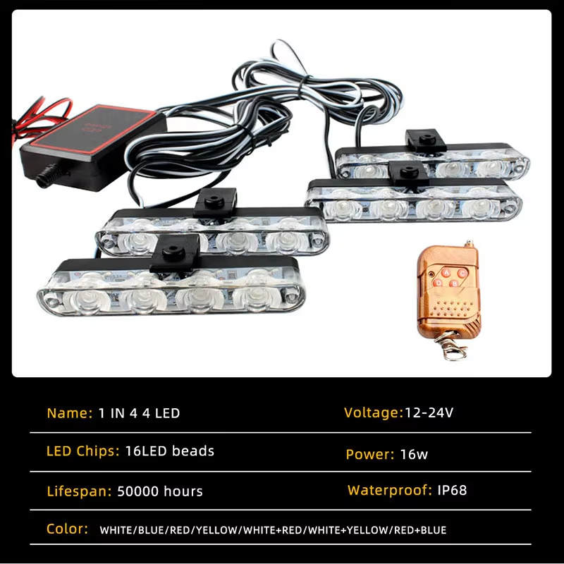 Car Front Grille Strobe Warnin - Touch Dimmer Lamp ulasan dan harga