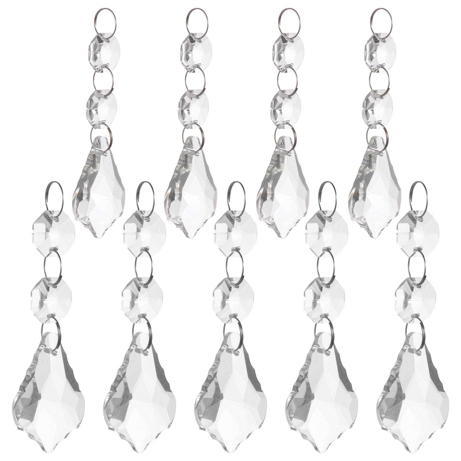 10Pcs Light Weight Crystal Pri - Decor Lighting Fixtures ulasan dan harga