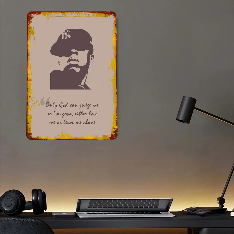 Jay Z Quote Lightly 3D Metal P - Jay Lighting Decor ulasan dan harga