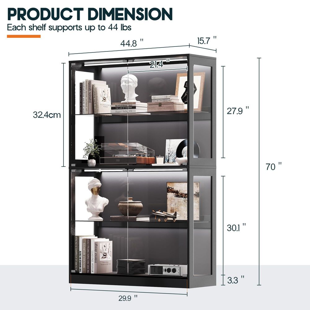 Cabinet with LED Light Strips, - Lighting & Home Decor Studio ulasan dan harga
