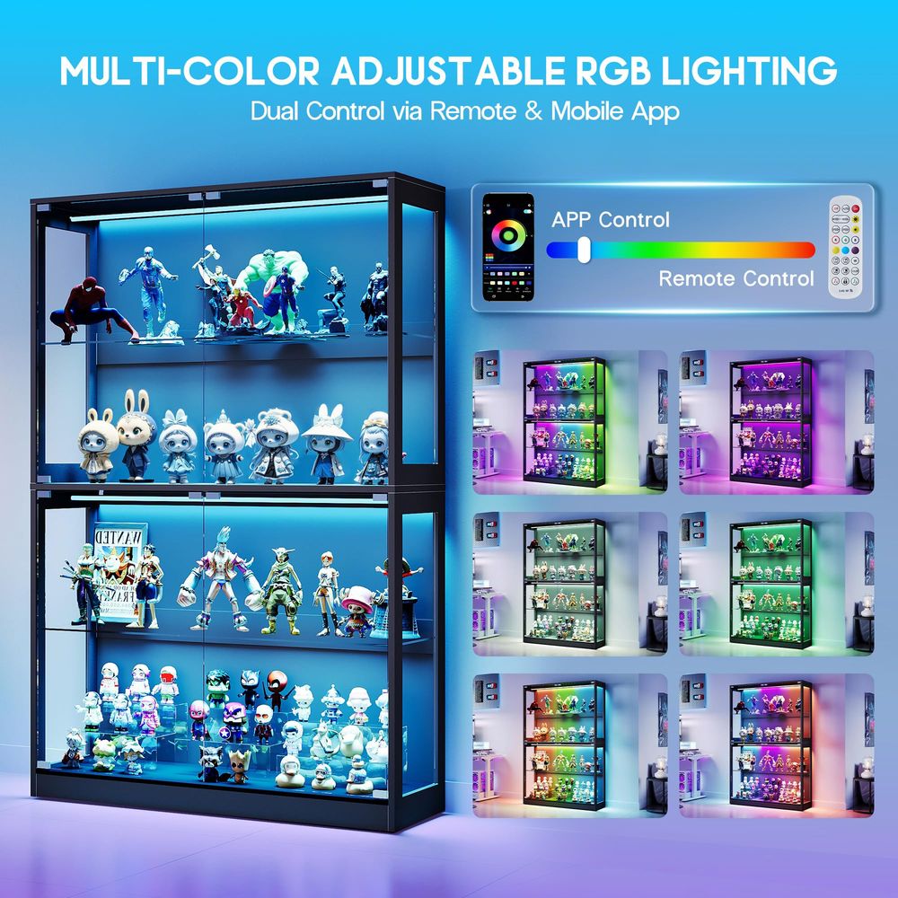 Cabinet with LED Light Strips, - Lighting & Home Decor Studio ulasan dan harga