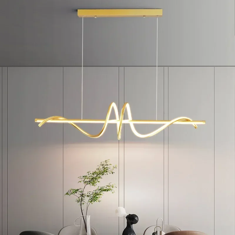 2023 New Curved Dining Desk Le - Decor Lighting Fixtures ulasan dan harga