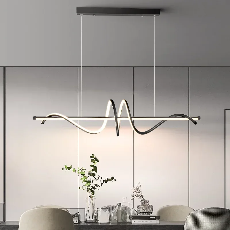 2023 New Curved Dining Desk Le - Decor Lighting Fixtures ulasan dan harga