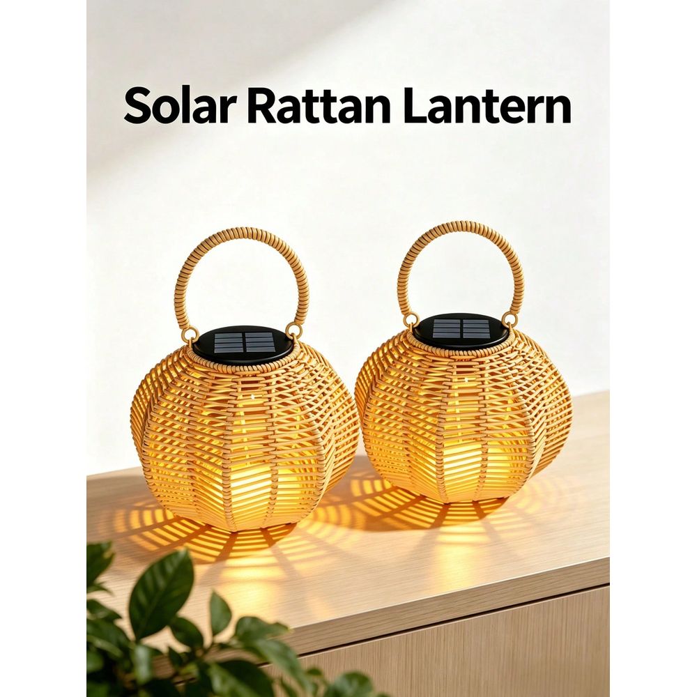 Rattan Solar Ambient Light For - Outdoor Lighting Wedding Decor ulasan dan harga