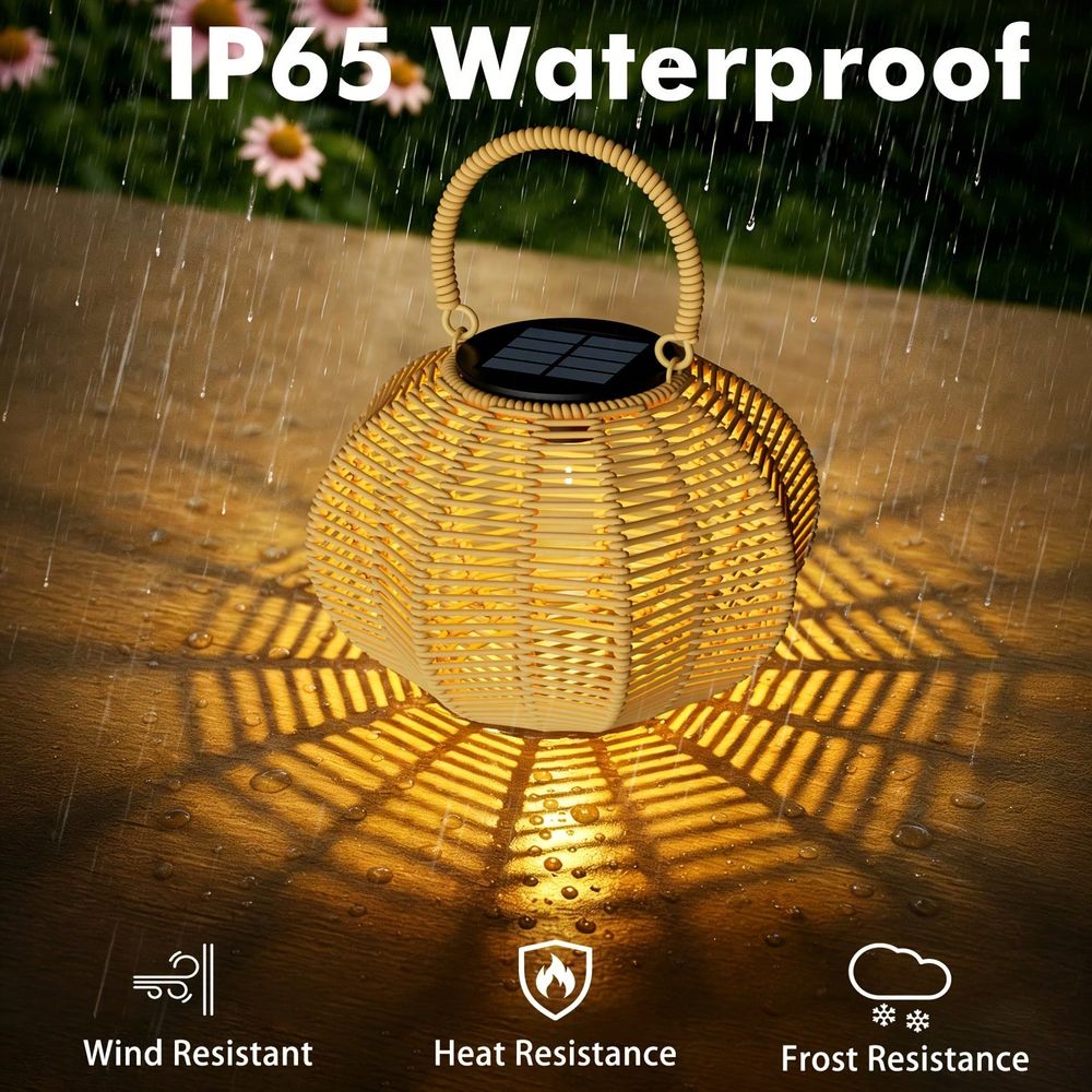 Rattan Solar Ambient Light For - Outdoor Lighting Wedding Decor ulasan dan harga