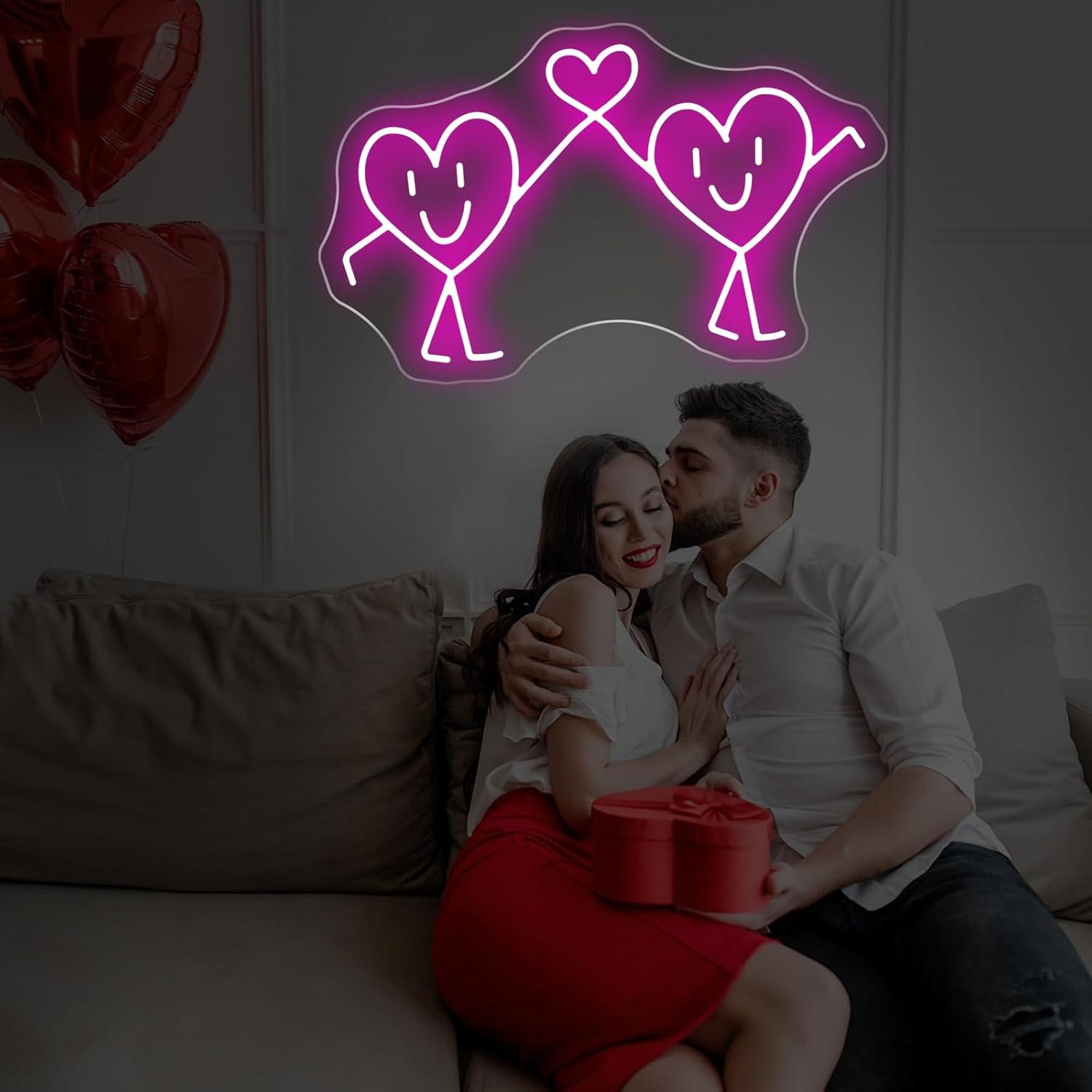 Love Neon Sign USB Dimmable LE - Lighting Decoration For Wedding ulasan dan harga