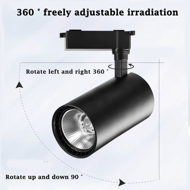 Led Track Light Tricolor Rail  - Decor Lighting Fixtures ulasan dan harga