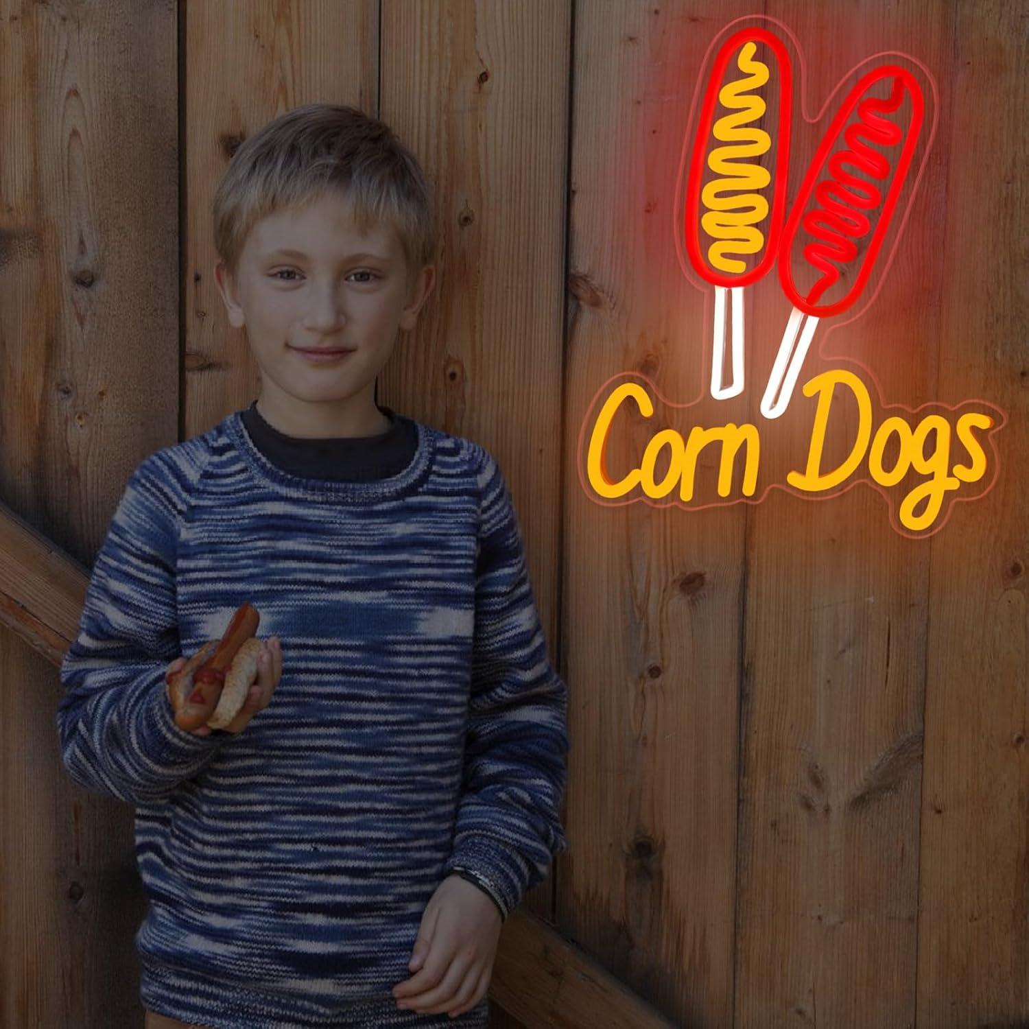 Corn Dog Neon Sign Snack USB D - Lighting Decoration For Wedding ulasan dan harga