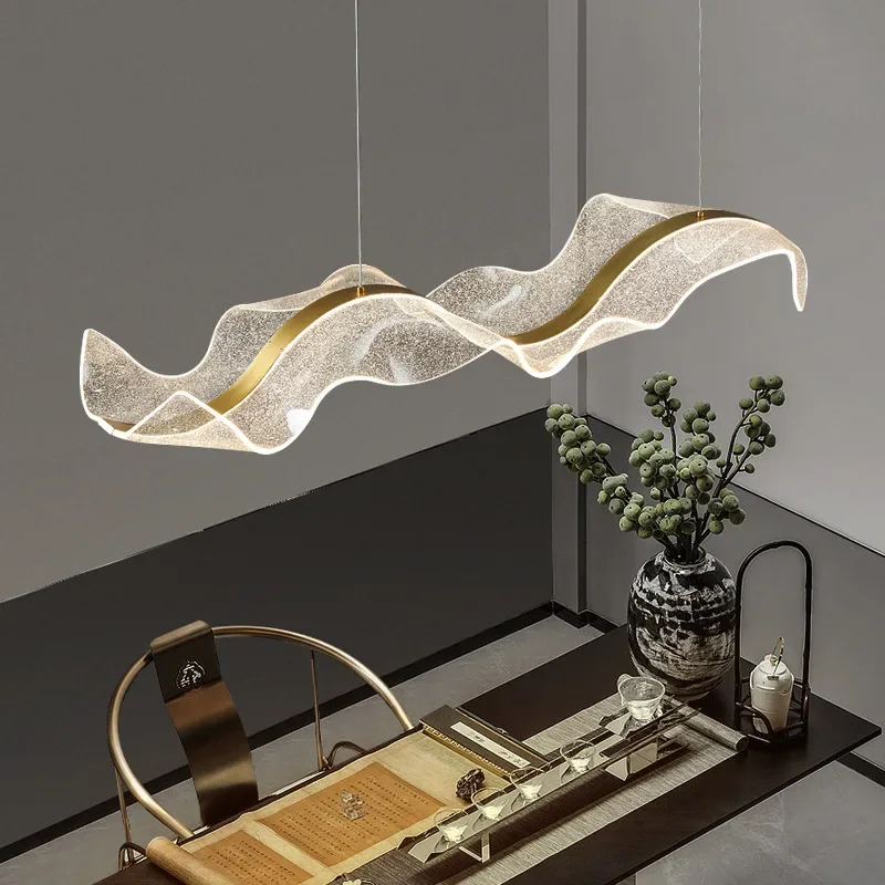 Nordic Designer Wave LED Penda - Decor Lighting Fixtures ulasan dan harga