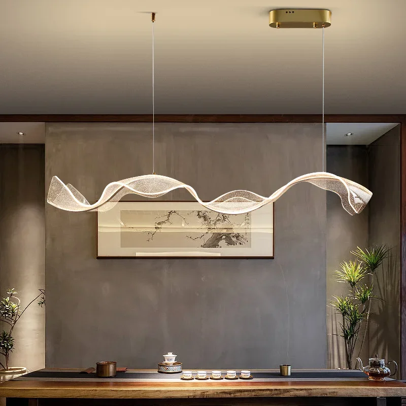 Nordic Designer Wave LED Penda - Decor Lighting Fixtures ulasan dan harga